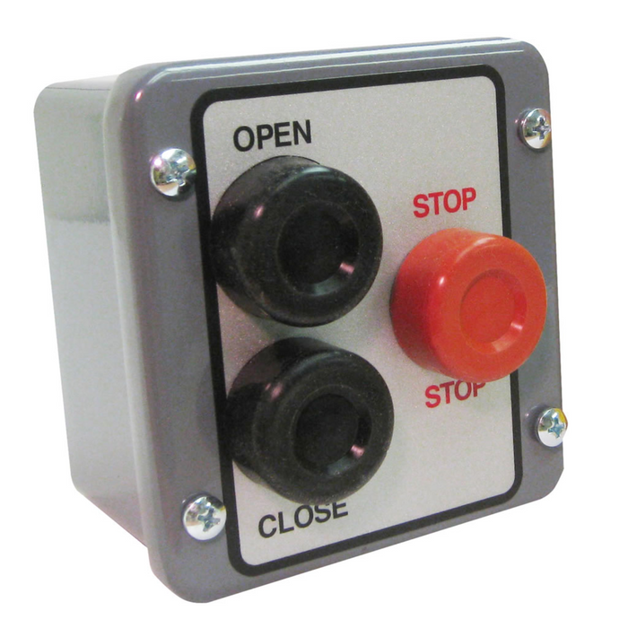 GarageDoorProjectÂ® 1BX Exterior Control Station Commercial-Grade Surface Mount NEMA 4 Aluminum Die Cast â€“ GarageDoorProjectâ„¢ | 100% OEM | US Vendor