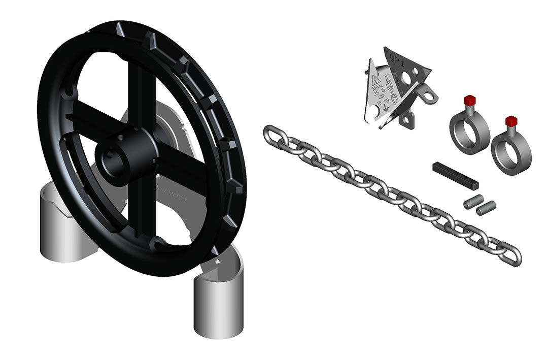 GarageDoorProject 200D & 2000D Commercial-Grade Direct Drive Offset Bores 3 3/8" & 5 3/8" Offset 1" Bore |   GarageDoorProject |   100% OEM | US Vendor