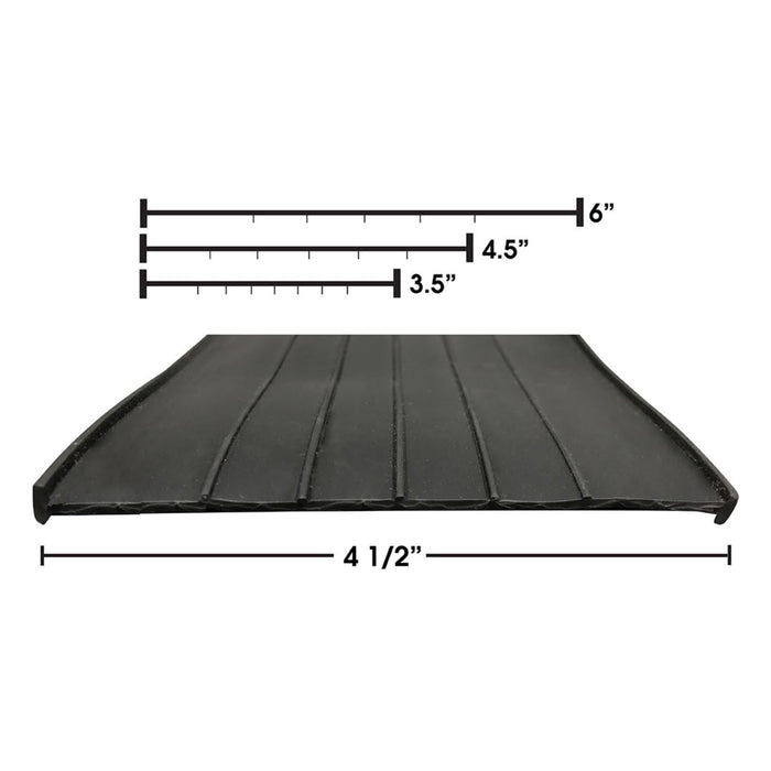 GarageDoorProject ¢ Professional-Grade Bottom Seal Vinyl Rolls |   Black & Grey, 3.5" x 250', 4.5" x 175', 6" x 200' |   GarageDoorProject |   100% OEM | US Vendor