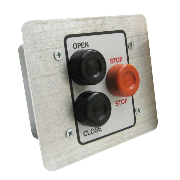 GarageDoorProjectÂ® #3BFL/#3BFX/#3BFXL Garage Door Control Commercial-Grade Interior Push Button Lockout Key Switch Panel â€“ GarageDoorProjectâ„¢ | 100% OEM | US Vendor