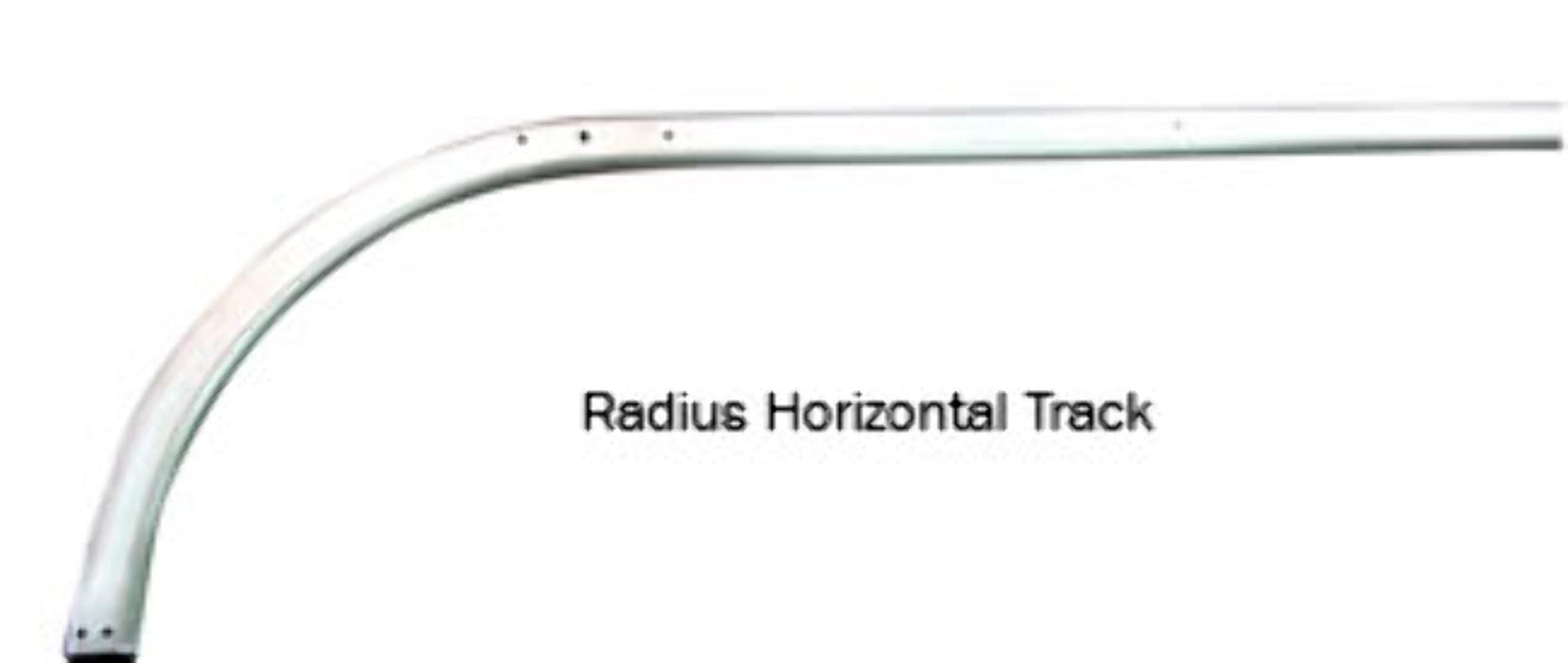 GarageDoorProject™ Replacement Part - 2" x 8'4" .060 Gauge Horizontal Track with 15" Radius (Pair) - 100% OEM Manufacturers with New Production Dates for US Vendor GarageDoorProject( Extended length Shipping LTL) - GarageDoorProject