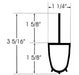 GarageDoorProject® Replacement Part -Ultra Heavy Duty Rolling Steel Bottom Seal  -US Vendor GarageDoorProject® 100% OEM Manufacturers with New Production Dates. Garage Door Project® - GarageDoorProject