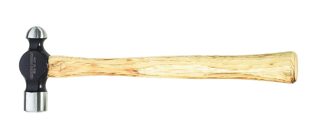 Klein #803-24 Ball Peen Hammer Professional-Grade 15" Hickory Handle 24 oz Forged Steel Head |   GarageDoorProject |   100% OEM | US Vendor