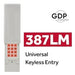 LiftMaster/Chamberlain Replacement Model - 387LM Digital Universal Keyless Wireless Keypad Garage Entry Door/Gate Opener - 100% OEM Manufacturers with New Production Dates for US Vendor GarageDoorProject® - GarageDoorProject