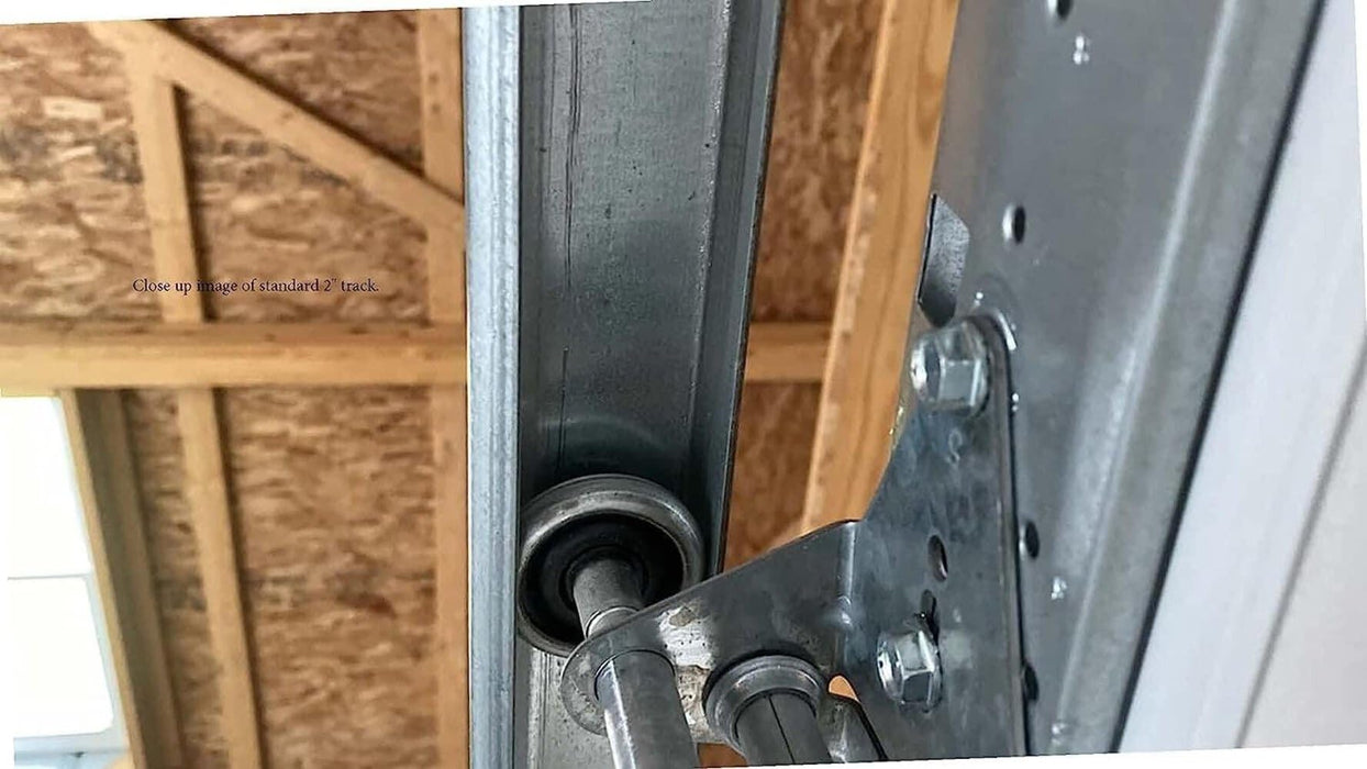 GarageDoorProject Garage Door Vertical Track - Industry Tested Galvanized Steel Rust Proof Garage Door Replacement Rails |   GarageDoorProject |   100% OEM | US Vendor