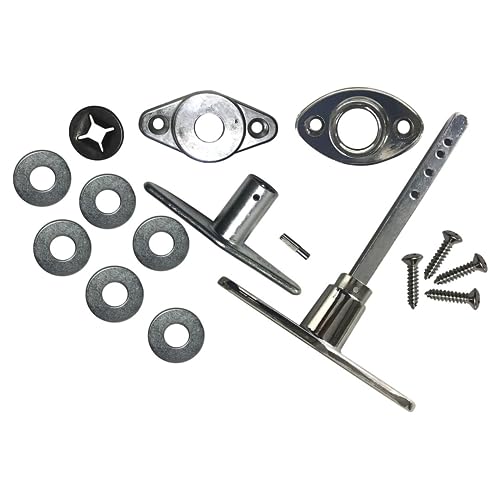 GarageDoorProject 500-10040-P Professional-Grade Non Locking T Handle With L Shaped Latch Mechanism |   GarageDoorProject |   100% OEM | US Vendor