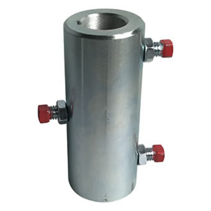 Non-Adjustable Solid Couplings with 1/4” Keyway, Zinc Plated - 100% OEM Manufacturers with New Production Dates for US Vendor GarageDoorProject - GarageDoorProject