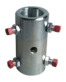 Non-Adjustable Solid Couplings with 1/4” Keyway, Zinc Plated - 100% OEM Manufacturers with New Production Dates for US Vendor GarageDoorProject - GarageDoorProject