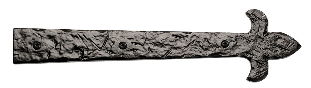 GarageDoorProject  |  Fleur de Lis Hinge 12 Inch Solid Aluminum |   Professional-Grade Decorative Door Hinge |   GarageDoorProject |   100% OEM | US Vendor