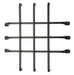 Traditional 13" x 14" Decorative Iron Window Grille – Durable and Stylish  - 100% OEM Manufacturers with New Production Dates for US Vendor GarageDoorProject® - GarageDoorProject