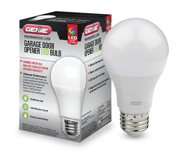 Genie LED Light Bulb 40655R Industry Tested Vibration Resistant 60 Watt LED Garage Door Light |   GarageDoorProject |   100% OEM | US Vendor