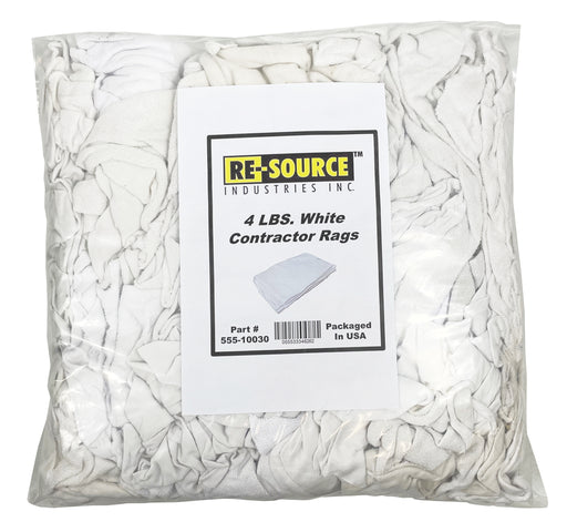 Garage Door Replacement Part - Durable 100% Cotton Shop Towels – 4 lb. Bale-Packed, Rewashable, White & Red, Ideal for Industrial and Garage Use - GarageDoorProject