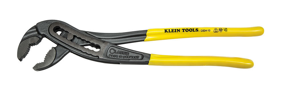 Klein Tools Classic Klaw Pump Pliers 10-Inch Professional-Grade Adjustable Pliers |   GarageDoorProject |   100% OEM | US Vendor