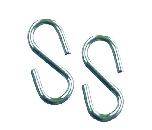 Zinc-Plated S Hooks for Sash Chain, 100-Pack For Garage Door Openers - 100% OEM Manufacturers with New Production Dates for US Vendor GarageDoorProject - GarageDoorProject
