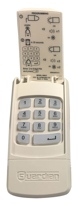 Guardian Replacement Model - WKCC-1 Wireless Keyless Entry Keypad For Garage Door Operators - 100% OEM Manufacturers with New Production Dates for US Vendor GarageDoorProject® - GarageDoorProject