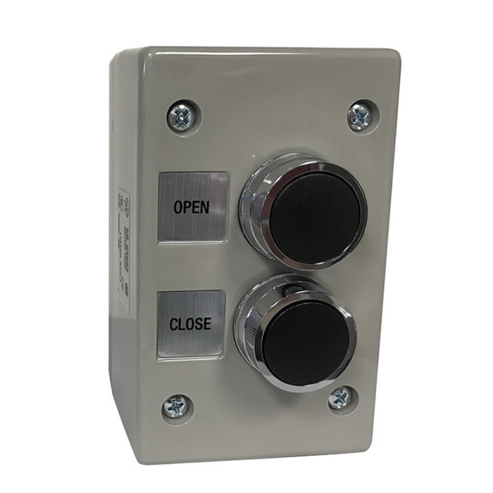 GarageDoorProject® Replacement Model - 675-00030 Exterior Control Station - 1BX 1 Button Surface Mount NEMA 4 Fully Guarded Aluminum Die Cast - 100% OEM Manufacturers - GarageDoorProject